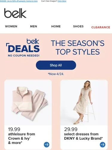 Belk Sale Announcement