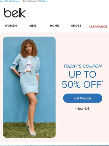 Belk Sale Announcement