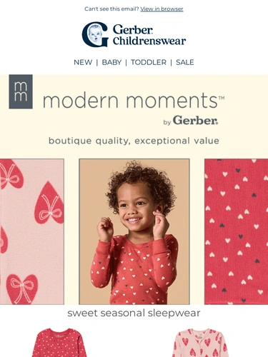 Gerber Childrenswear Sale Announcement