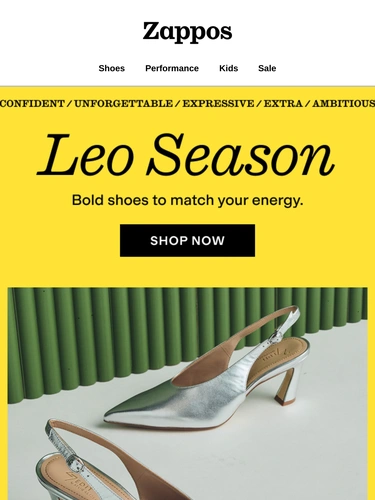 Zappos Sale Announcement