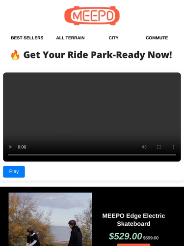 Meepo Board Sale Announcement