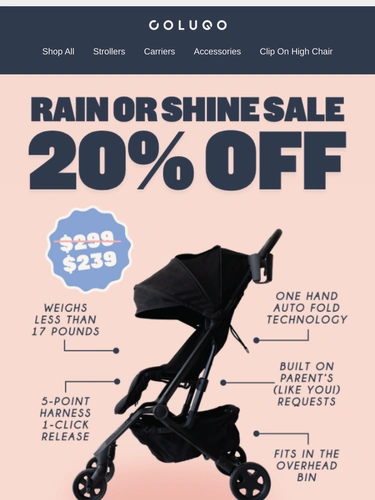 Colugo Sale Announcement