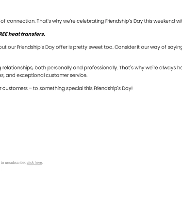Stock Transfers Holiday Campaign