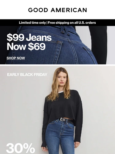 Good American Sale Announcement