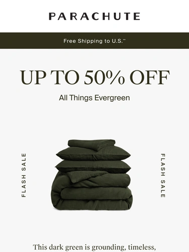 Parachute Home Sale Announcement