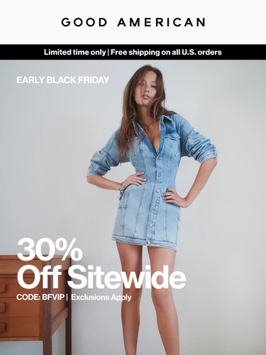 Good American Sale Announcement