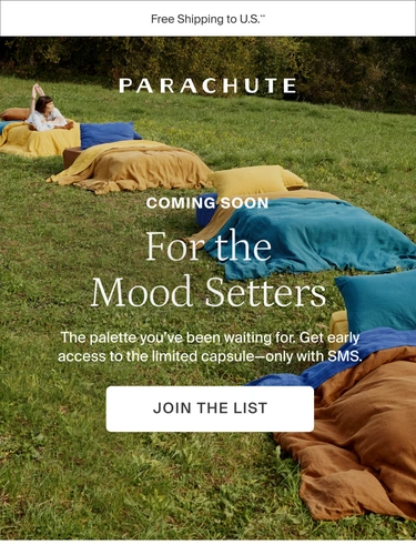 Parachute Home Product Launch