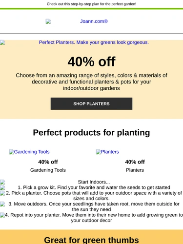 Joann Sale Announcement