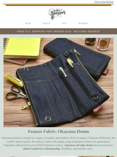 Brooklyn Haberdashery Newsletter