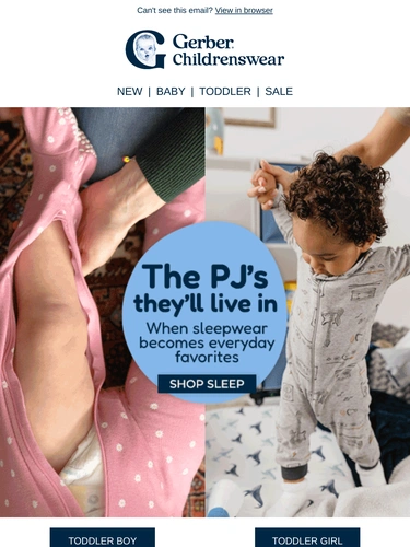 Gerber Childrenswear Email