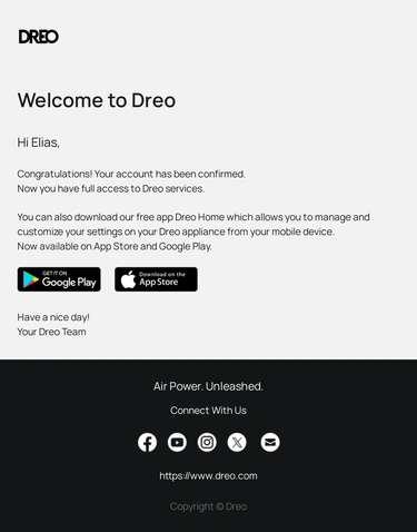 Dreo Welcome Series