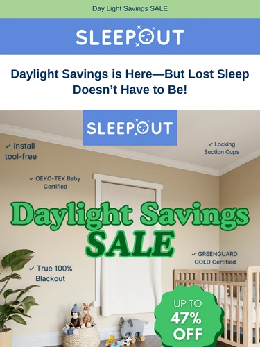 Sleepout Sale Announcement