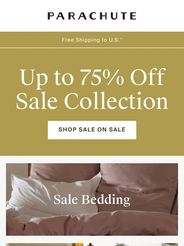 Parachute Home Sale Announcement
