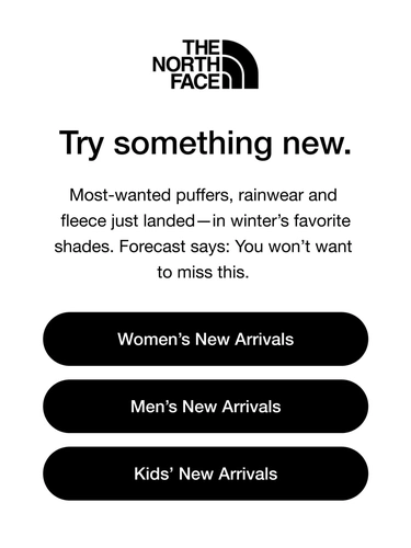 The North Face Newsletter