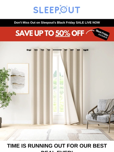 Sleepout Sale Announcement