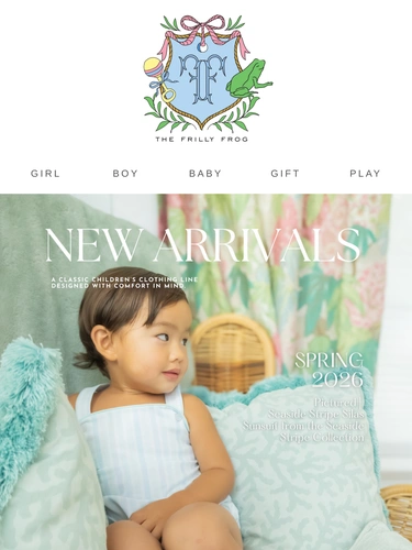 The Frilly Frog Newsletter