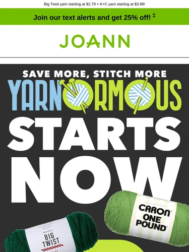 Joann Sale Announcement