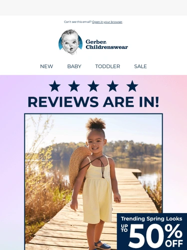 Gerber Childrenswear Newsletter