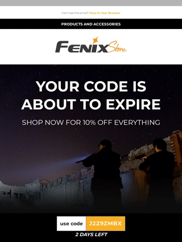 Fenix Store Sale Announcement