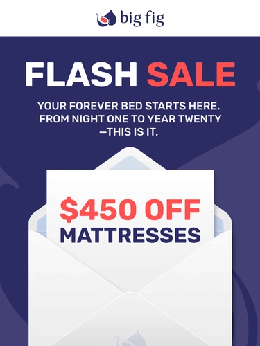 Big Fig Mattress Sale Announcement