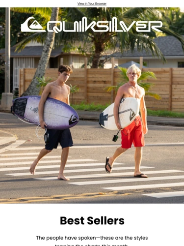 Quiksilver Newsletter