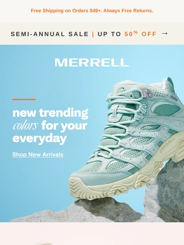 Merrell Sale Announcement