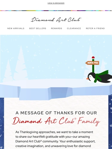 Diamond Art Club Holiday Campaign