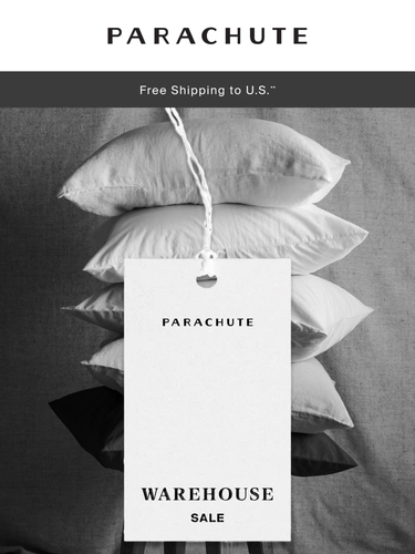 Parachute Home Sale Announcement
