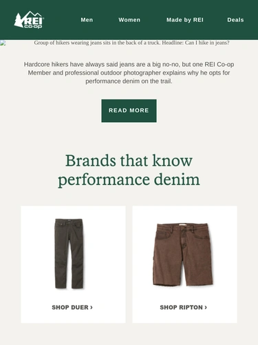 REI Sale Announcement