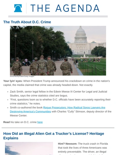 Heritage Foundation Newsletter
