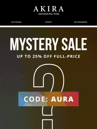Akira Sale Announcement