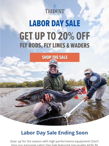 Trident Fly Fishing Sale Announcement
