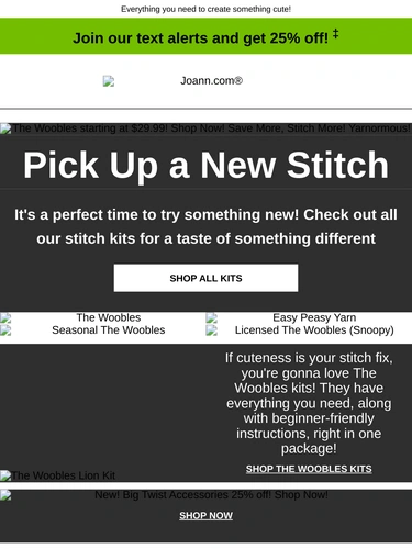 Joann Sale Announcement