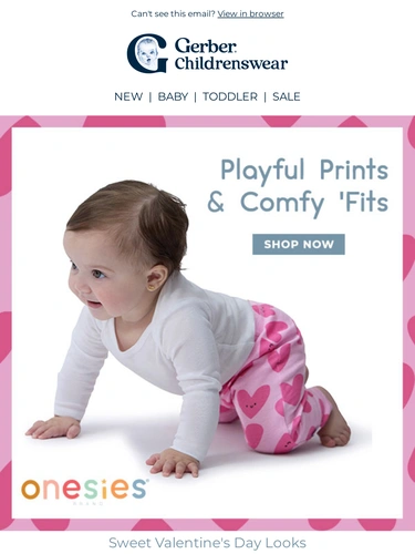 Gerber Childrenswear Sale Announcement