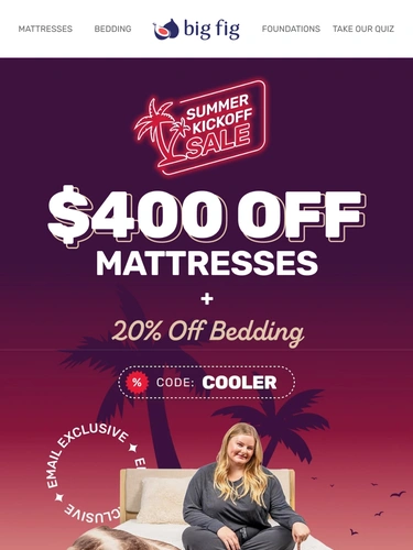 Big Fig Mattress Newsletter