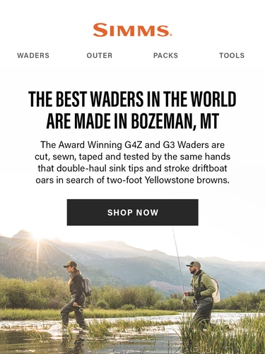 Simms Fishing Newsletter