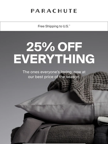 Parachute Home Sale Announcement
