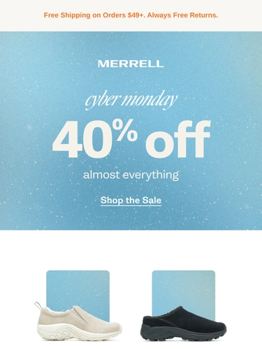 Merrell Sale Announcement