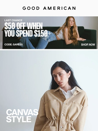 Good American Sale Announcement