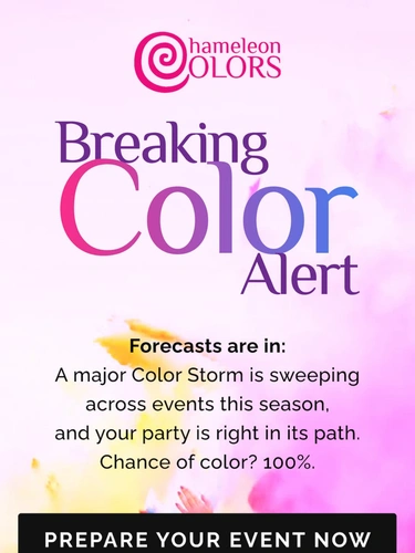 Chameleon Colors Sale Announcement