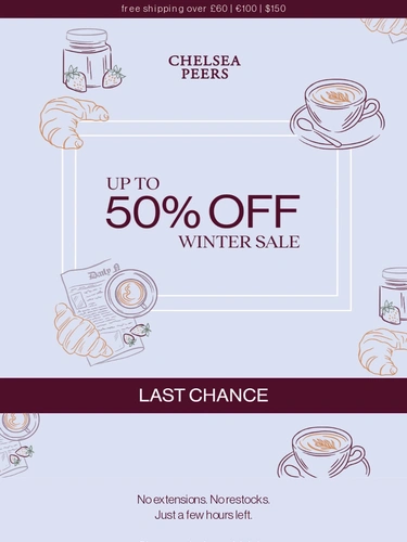 Chelsea Peers Sale Announcement