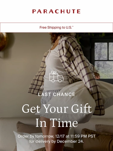 Parachute Home Holiday Campaign