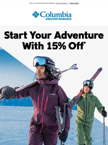 Columbia Sportswear Welcome Series