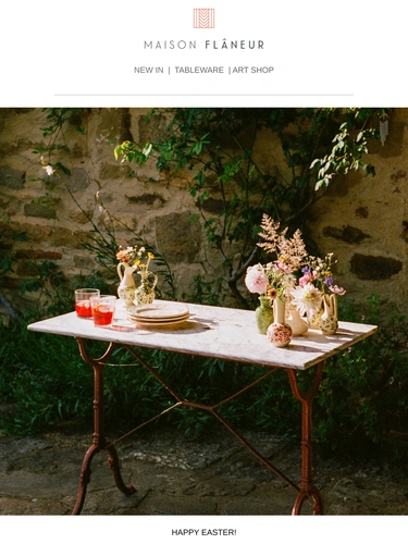 Maison Flaneur Newsletter