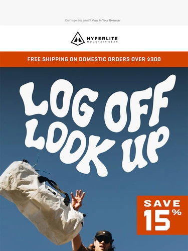 Hyperlite Mountain Gear Sale Announcement