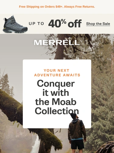 Merrell Sale Announcement