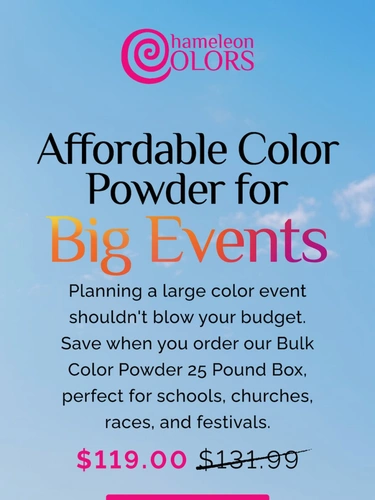 Chameleon Colors Sale Announcement