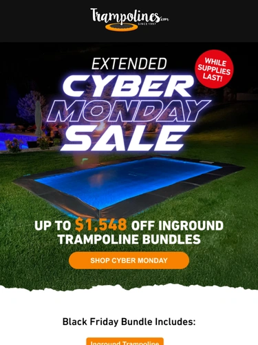 Trampolines.com Sale Announcement
