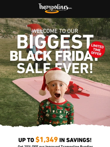Trampolines.com Sale Announcement