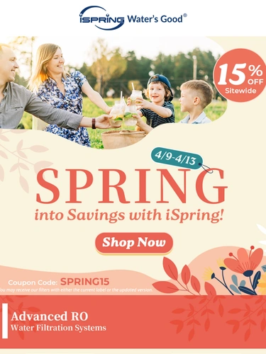 iSpring Water Systems Sale Announcement